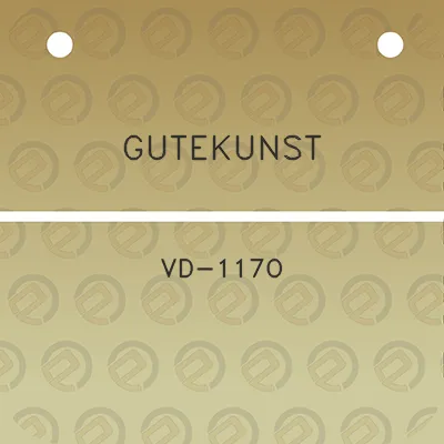 gutekunst-vd-117o