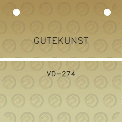 gutekunst-vd-274