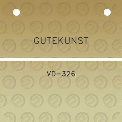 gutekunst-vd-326