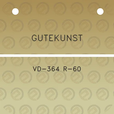 gutekunst-vd-364-r-60