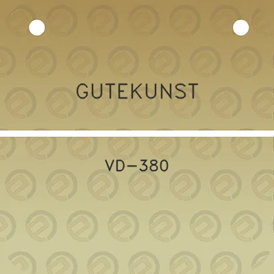 gutekunst-vd-380