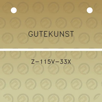 gutekunst-z-115v-33x