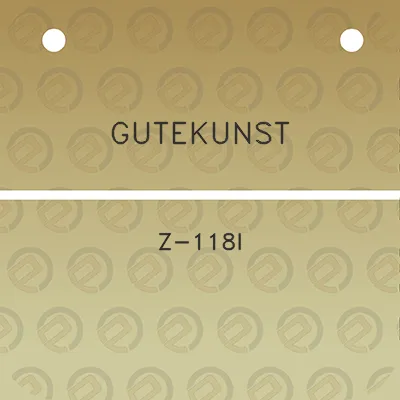 gutekunst-z-118i