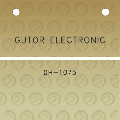 gutor-electronic-0h-1075