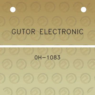 gutor-electronic-0h-1083