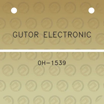 gutor-electronic-0h-1539