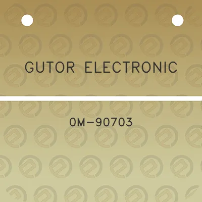 gutor-electronic-0m-90703