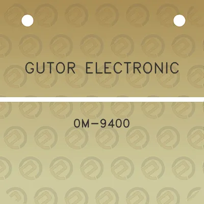 gutor-electronic-0m-9400