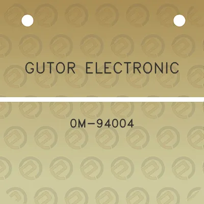 gutor-electronic-0m-94004