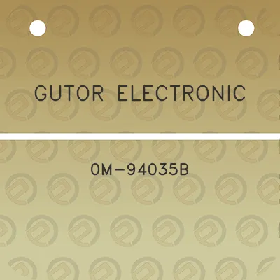 gutor-electronic-0m-94035b