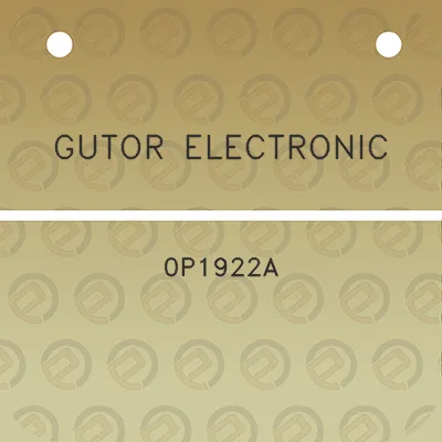 gutor-electronic-0p1922a