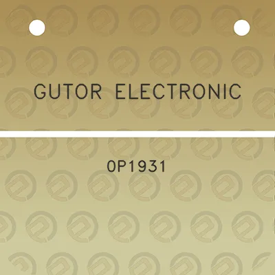 gutor-electronic-0p1931