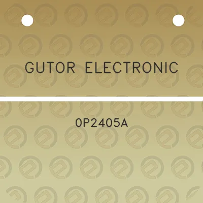 gutor-electronic-0p2405a