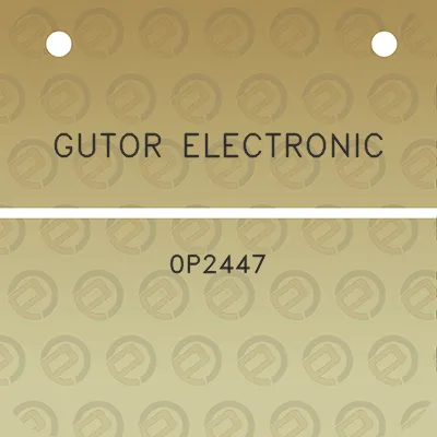 gutor-electronic-0p2447