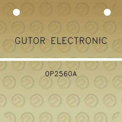 gutor-electronic-0p2560a