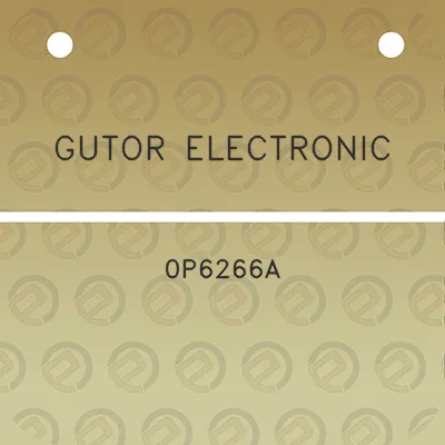 gutor-electronic-0p6266a