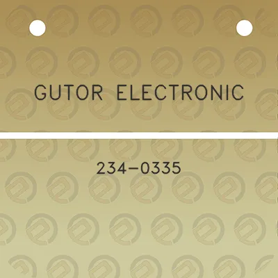 gutor-electronic-234-0335