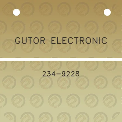 gutor-electronic-234-9228