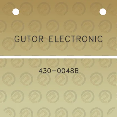 gutor-electronic-430-0048b