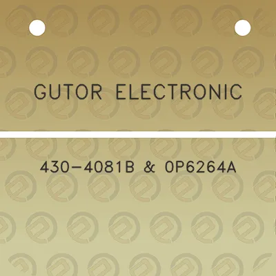 gutor-electronic-430-4081b-0p6264a