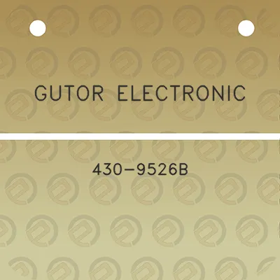 gutor-electronic-430-9526b