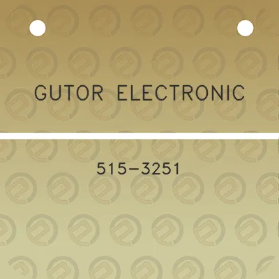 gutor-electronic-515-3251