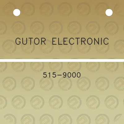 gutor-electronic-515-9000