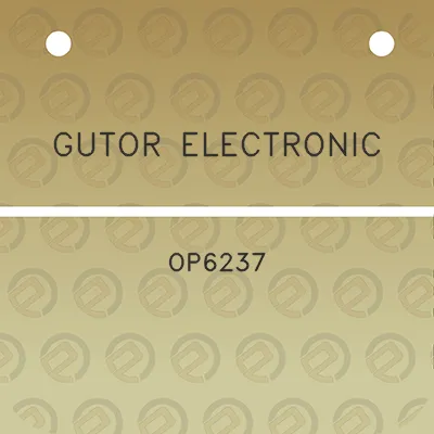 gutor-electronic-op6237