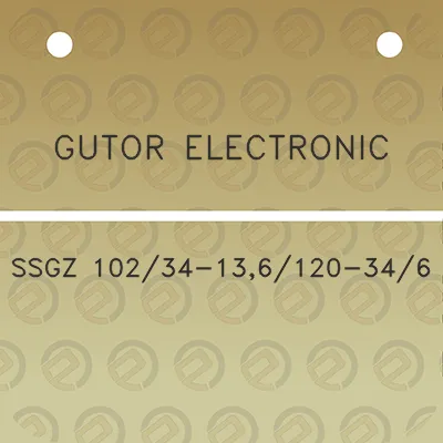 gutor-electronic-ssgz-10234-136120-346