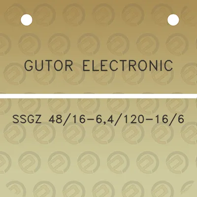 gutor-electronic-ssgz-4816-64120-166