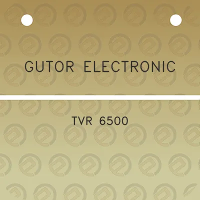 gutor-electronic-tvr-6500