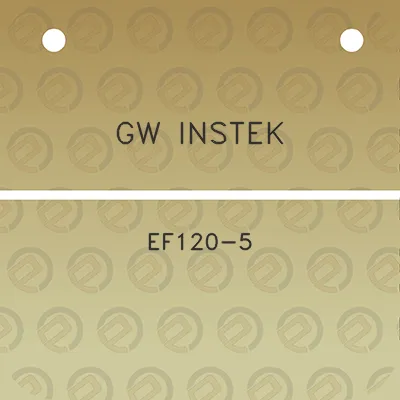 gw-instek-ef120-5