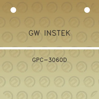 gw-instek-gpc-3060d