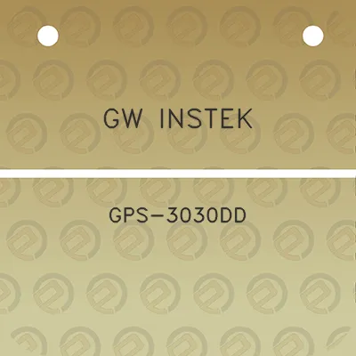 gw-instek-gps-3030dd