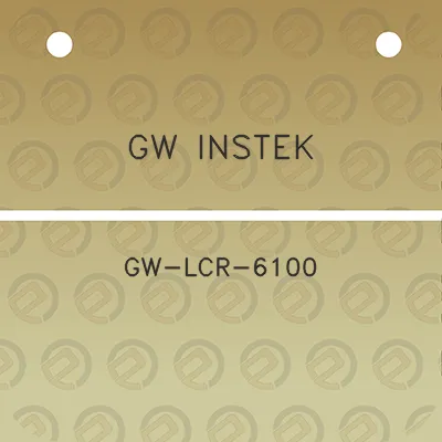 gw-instek-gw-lcr-6100