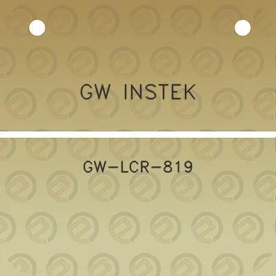 gw-instek-gw-lcr-819