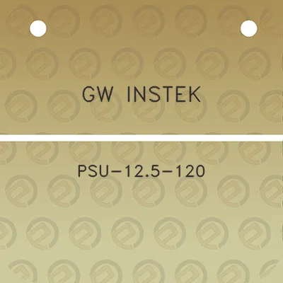 gw-instek-psu-125-120