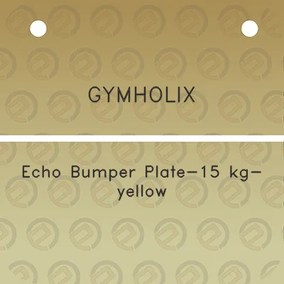 gymholix-echo-bumper-plate-15-kg-yellow