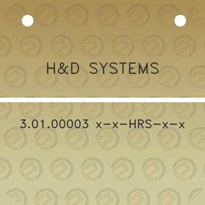 hd-systems-30100003-x-x-hrs-x-x