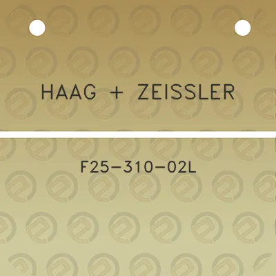 haag-zeissler-f25-310-02l