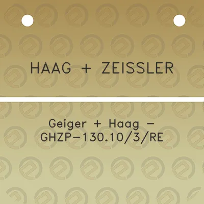 haag-zeissler-geiger-haag-ghzp-130103re