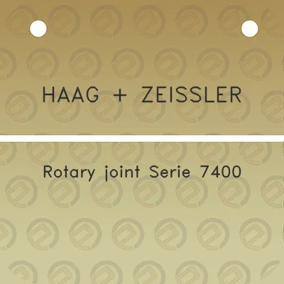 haag-zeissler-rotary-joint-serie-7400