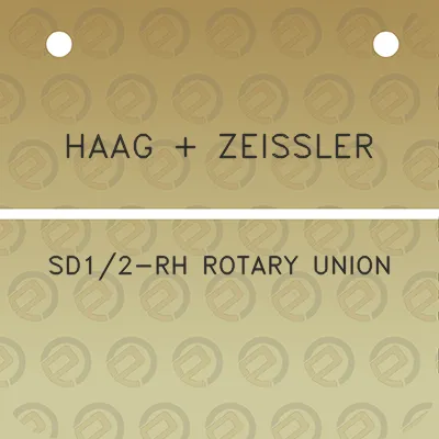 haag-zeissler-sd12-rh-rotary-union