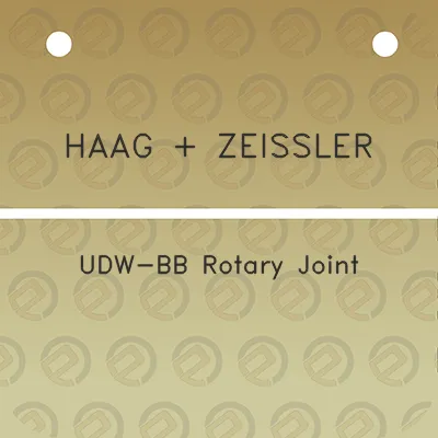 haag-zeissler-udw-bb-rotary-joint