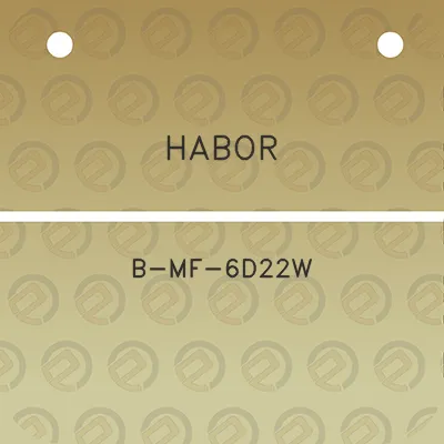 habor-b-mf-6d22w