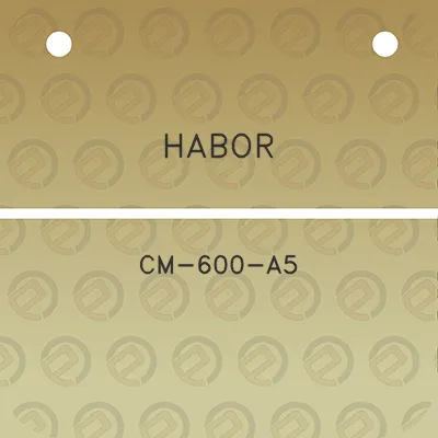 habor-cm-600-a5