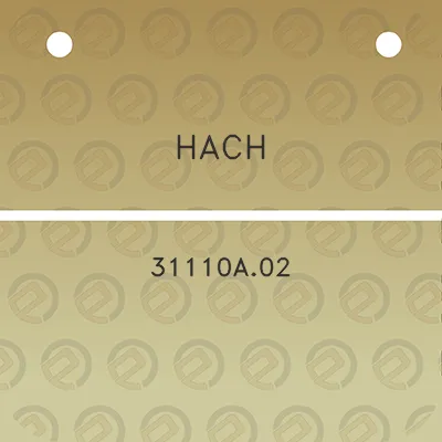 hach-31110a02