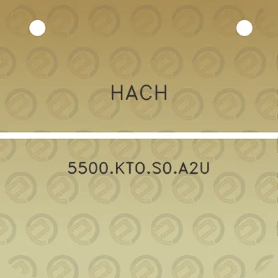 hach-5500ktos0a2u