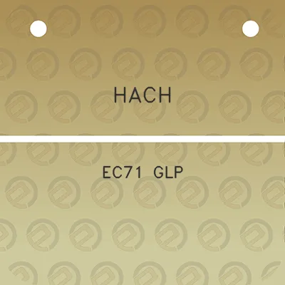 hach-ec71-glp