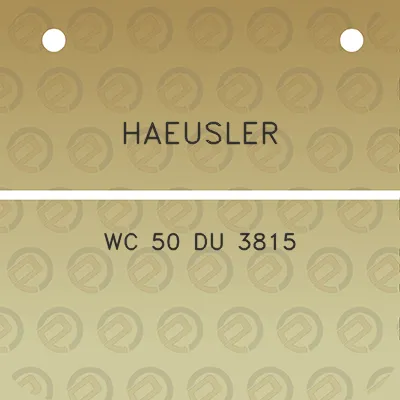 haeusler-wc-50-du-3815